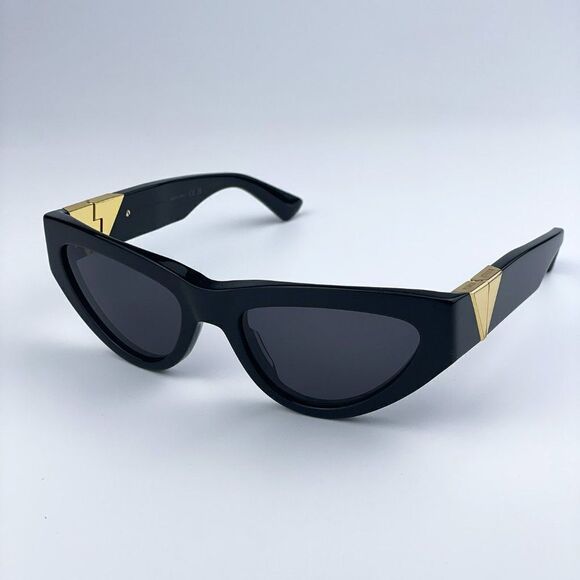 SALE! NEW Bottega Veneta BV1176S 001 Black Grey Cat Eye Women Sunglasses main image 5